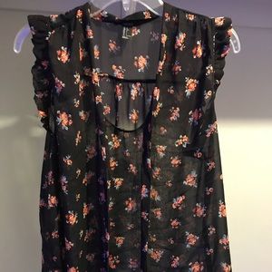 Flowered blouse
